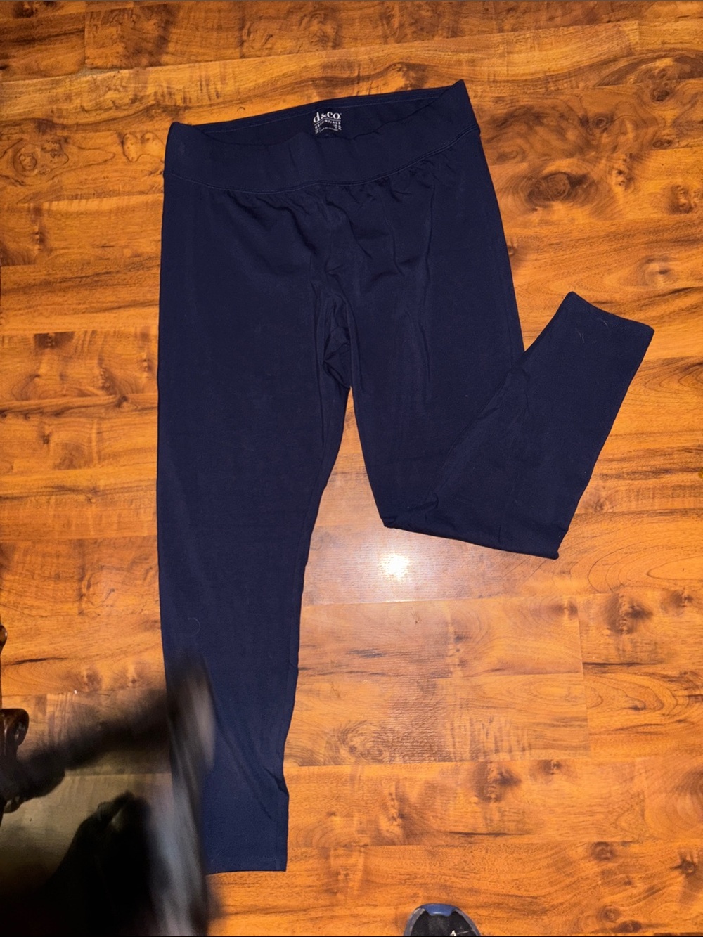 Ava & Viv Navy Blue Girls' Stretch Leggings
